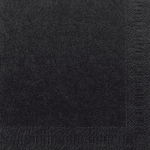 Duni 호텔 디너 칵테일 테이블 냅킨 블랙 20P(33x33cm)