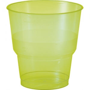 Duni 투명 플라스틱 음료 캠핑용 물 컵 그린 10P