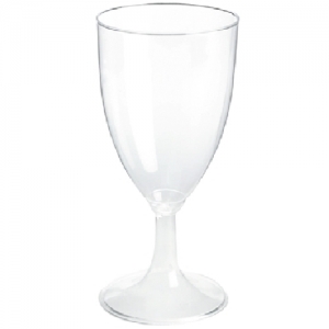 Duni 투명 플라스틱 와인 잔 일체형 18P(230ml) 155820